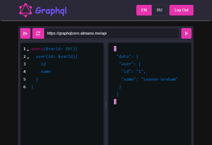 GraphiQL-app
